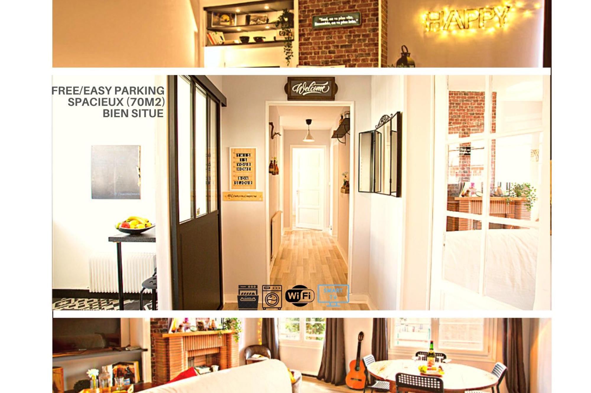 #Lindustriochampetre Free Parking, Bien Situe, Spacieux, Proche Clinique Rouen Dış mekan fotoğraf